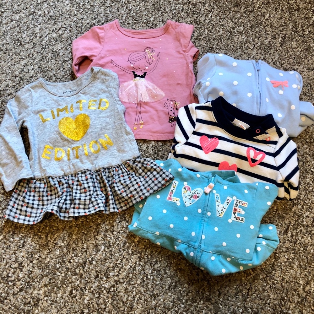 3-6 Month Girl Tops Bundle